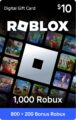 Roblox Digital Gift Card – 1,000 Robux [Includes Exclusive Virtual Item] [Digital Code] by Roblox