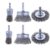 Rocaris 6 Pack Carbon Steel Wire Wheel and Pen Brush Set with 1/4-Inch Hex Shank for Rust Removal, Corrosion and Scrub Surfaces by Rocaris