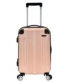 Rockland London Hardside Spinner Wheel Luggage, Champagne, Carry-On 20-Inch, 22″X13. 5″x10″ (with wheels) by Rockland