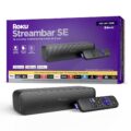 Roku Streambar SE | 2-in-1 TV Soundbar with Built-in 4K/HD/HDR Streaming, Premium Speakers, & Enhanced Speech Clarity for Crisp, Clear Dialogue – Quick Guided Simple Setup by Roku