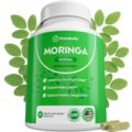 Rosabella Moringa Capsules – Pure Moringa Powder, Energy, Skin, Immune & Gut Health Superfood, Rich in Antioxidants, Essential Vitamins & Amino Acids, Natural Green Superfood… by Rosabella