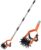Rotary Cultivator Tool, Hand Tiller for Gardening, 2-in-1 Garden Weeding Hoe and Crumbler for Soil Mixing or Reseeding Grass by Mempa