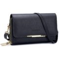 Roulens Small Crossbody Bag for Women,Cell Phone Purse Women’s Shoulder Handbags Wallet Purse with Credit Card Slots by Roulens