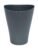 Rubbermaid Spa Works Vanity Wastebasket Home/Bathroom/Office Use Small 2.25 Gallon Plastic Gunmetal Blue Home/Kitchen/Garage/Apartment/Office by Rubbermaid