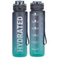 Sahara Sailor Water Bottle, 32/25/17oz Durable and Leakproof Water Bottles Motivational with Time Marker, Tritan, BPA Free, Wide Mouth with Easy Clean Brush for Gym, Travel,… by Sahara Sailor