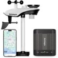 Sainlogic WiFi Smart Weather Station SA7 with 24H/ 7D Accurate Weather Forecast by Weatherseed® AI,Weather Stations Wireless Indoor Outdoor,2-Year Data Storage (No Display,Only… by sainlogic