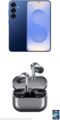 Samsung Galaxy S25 256GB Unlocked AI Smartphone, Navy w/ Galaxy Buds 3 Pro AI True Wireless Bluetooth Earbuds, Silver by Samsung