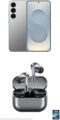 Samsung Galaxy S25 256GB Unlocked AI Smartphone, Silver Shadow w/Galaxy Buds 3 Pro AI True Wireless Bluetooth Earbuds, Silver by Samsung