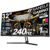 SANSUI 32 Inch Curved 240Hz Gaming Monitor High Refresh Rate, FHD 1080P Gaming PC Monitor HDMI DP1.4, Curved 1500R, 1Ms MPRT, HDR,Metal Stand,VESA Compatible(DP Cable Incl.) by SANSUI