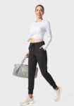SANTINY Women's Joggers Pants Pockets Drawstring Running Sweatpants for Women Lounge Workout Jogging by SANTINY