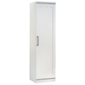 Sauder HomePlus Narrow Pantry Storage Cabinet Slim Single Door with Adjustable Shelves, Kitchen Laundry Bathroom Storage Cabinet, in Soft White by Sauder
