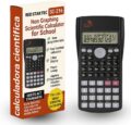 SC 216 Non Graphing Scientific Calculator for School by Red Star Tec – Black Math Calculator with 240 Functions, SAT Exam Ready, 2-Line Display, Trigonometry, Algebra &… by RED STAR TEC