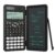 Scientific Calculator for Students, 82MS Foldable Science Calculator with Notepad Solar Energy Science Calculators for Middle and High School Supplies (82MS Black) by NEWYES