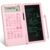 Scientific Calculator with LCD Writing Tablet Notepad, 240 Functions Foldable Math Calculator, Dual-Line 10+2 Digit Large Display, Portable for High School College Office(Pink) by Niodel