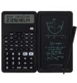 Scientific Calculators for Students, Office Desktop Calculators, 240 Computing Functions, Small Calculator with Notepad, Ideal for Middle High School Students and Teachers (Black) by pindda
