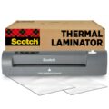 Scotch TL901X Thermal Laminator, 1 Laminating Machine, Gray, Laminate School Assignments and Documents, for Dorm Room or School Supplies, 9 in. by Scotch