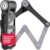 Seatylock FoldyLock Compact Folding Bike Lock – Award Winning Patented Lightweight High Security Bicycle Lock – Heavy Duty Anti Theft Smart Secure Guard with Keys & Case for… by Seatylock