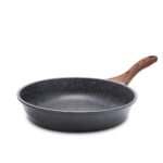 SENSARTE Nonstick Frying Pan Skillet, Swiss Granite Coating Omelette Pan, Healthy Stone Cookware Chef's Pan, PFOA Free (8/9.5/10/11/12.5 Inch) (9.5 Inch) by SENSARTE