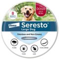 Seresto Large Dog Vet-Recommended Flea & Tick Treatment & Prevention Collar for Dogs Over 18 lbs. | 8 Months Protection by Seresto