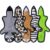 SHARLOVY No Stuffing Dog Toys Crinkle Squeaky, Long Lasting Chews for Aggressive, Durable Plush Dog Puppy Chew Toys for Teething, with 6 Tough Layers for Small Medium Large Breed by SHARLOVY
