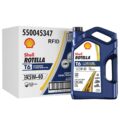 Shell Rotella T6 Full Synthetic 5W-40 Motor Oil, 1 Gallon (3 Pack) by Shell Rotella