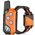 Shock Collar for Dogs, IP67 Waterproof Dog Training Collar with Remote, 3 Training Modes with Beep, Vibration, and Safe Static, Rechargeable E Collar for Large Medium by PIOUNS