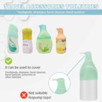 Silicone Bottle Covers Travel Essentials for Women Men, Beach Vacation Essentials, Travel Size Toiletries Accessories, Cruise Ship Essentials 2025, Must Haves, Leak Proofing by TRANOMOS