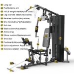 SincMill Home Gym Multifunctional Full Body Workout Equipment for Home Exercise Fitness by JX FITNESS