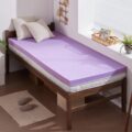 SINWEEK 2 Inch Gel Memory Foam Mattress Topper Ventilated Soft Pressure Relieve Mattress Pad, Breathable Bed Topper, CertiPUR-US Certified, Twin Size by SINWEEK
