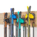 Ski & Snowboard Wall Rack for Garage – Fits Any Ski/board, Damage-Free Storage, Multi-color 4pck by Skifavs