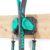 Ski & Snowboard Wall Rack for Garage Wall Fits Any Ski/board, Ski Wall Mount Holders Damage-Free Storage Rack, Garage Organization Space-Saving Winter Gear Organizer, Green, 1 Pack by Skifavs