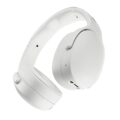 Skullcandy Crusher Evo Wireless Bluetooth Headphones with Multi-Sensory Bass, Noise Isolating Over-Ear Fit, Up to 40 Hours Battery, Microphone for iPhone Android – Bone by Skullcandy