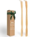 Slick- Bamboo Back Scratcher, 16.5”, 2 Pack, Wooden Back Scratcher Long Handle for Men and Women by Slick Solutions