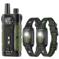 SLOPEHILL Dog Shock Collar,4200FT Dog Training Collar with Remote,IPX8 Waterproof E-Collar with Beep,Vibration,Shock,Flashing Light,No Shock Model,Electric Shock Collar for… by SLOPEHILL