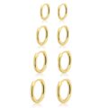Small Gold Huggie Hoop Earrings Set for Women 14K Gold Plated Hypoallergenic Lightweight Earrings for Sensitive Ears Everyday Earrings Sets for Multiple Piercing Cartilage Hoop… by Gokeey