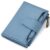 Small Wallet Women RFID Blocking Soft Leather Bifold Compact Card Holder Wallet for Women with Zipper Coin Pocket 4 ID Window by Airkit