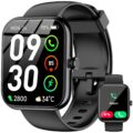Smart Watch with Alexa Built-in, 1.83″ HD Touchscreen Fitness Tracker, Bluetooth Notifications/Calls, IP68 Waterproof, 120+ Sport Modes, 24/7 Heart Rate & Sleep Monitor for… by BOOOMIC