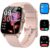 Smart Watches for Women Men with Bluetooth Call & AI Voice, 1.85″ HD Fitness Tracker with Heart Rate SpO2 Sleep Monitor, 100+ Sports Modes,Mini Games, IP68 Waterproof Smartwatch… by KIBFLE