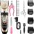 Sminiker Professional Rechargeable Cordless Dogs Cats Horse Grooming Clippers – Professional Pet Hair Clippers with Comb Guides for Dogs Cats Horses and Other House Animals Pet… by Sminiker Professional