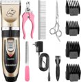 Sminiker Professional Rechargeable Cordless Dogs Cats Horse Grooming Clippers – Professional Pet Hair Clippers with Comb Guides for Dogs Cats Horses and Other House Animals Pet… by Sminiker Professional