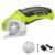 SnapFresh Cordless Electric Scissors, 4V Electric Mini Box Cutter, Carpet & Cardboard Cutter Tool with a Replacement Blade/Charger, Rotary Cutter for Cardboard Packages Leather… by SnapFresh