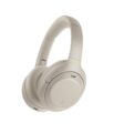 Sony WH-1000XM4 Wireless Premium Noise Canceling Overhead Headphones with Mic for Phone-Call and Alexa Voice Control, Silver WH1000XM4 by Sony