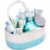 Spa Gift Baskets for Women, 11 Pcs Jasmine Bath & Body Sets, Beauty Birthday Gifts for Her Pampering by BODY & EARTH
