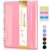 Spiral Notebook Journal 8.5” x 11”, A4 Large Pink Notebooks for Women Men, College Ruled Lined Journal, 100 GSM Paper, Plastic Hardcover Spiral Bound Journals for Work School… by UEBZFOCS