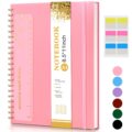 Spiral Notebook Journal 8.5” x 11”, A4 Large Pink Notebooks for Women Men, College Ruled Lined Journal, 100 GSM Paper, Plastic Hardcover Spiral Bound Journals for Work School… by UEBZFOCS
