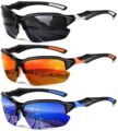 Sports Polarized Sunglasses for Men Cycling Running Fishing UV Protection Sun Glasses Lightweight Half Frame Goggles by DioKiw