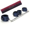 Spreader Bar Expandable Exercise Bar with 4 pcs Leather Adjustable Straps, Yoga Training Fitness Gear, Workout Bar by Spreader