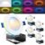 Sunco 4 Pack 4 Inch Smart Ultra Thin LED Recessed Ceiling Lights with Night Light, Tunable CCT 2700K to 5000K, Dimmable, 11W, Smooth Trim, Canless with Junction Box. by Sunco Lighting