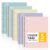 SUNEE Spiral Notebooks, 1-Subject, 5 Pack, College Ruled Paper, 8″ x 10-1/2″, 70 Sheets per Notebook,3-Hole Punched Paper, Pink,Purple, Blue, Green, Yellow Spiral Lined… by SUNEE