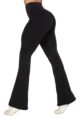 Sunzel Womens Flare Leggings No Front Seam Flare Yoga Pants with Tummy Control Crossover High Waist – 28″ / 30″ / 32″ / 34″ by Sunzel